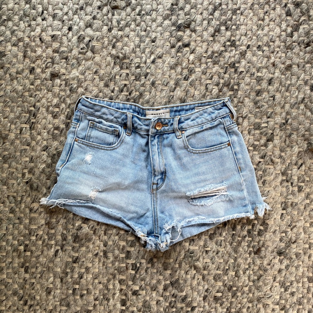 pacsun high rise jean short